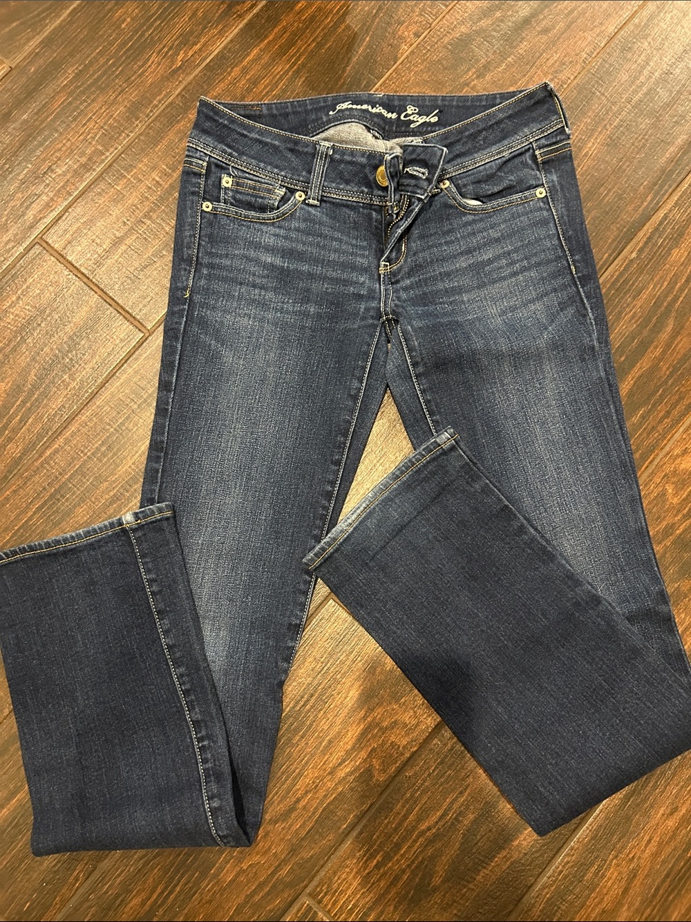 American Eagle Outfitters Women's Dark Indigo Boot Cut Jeans